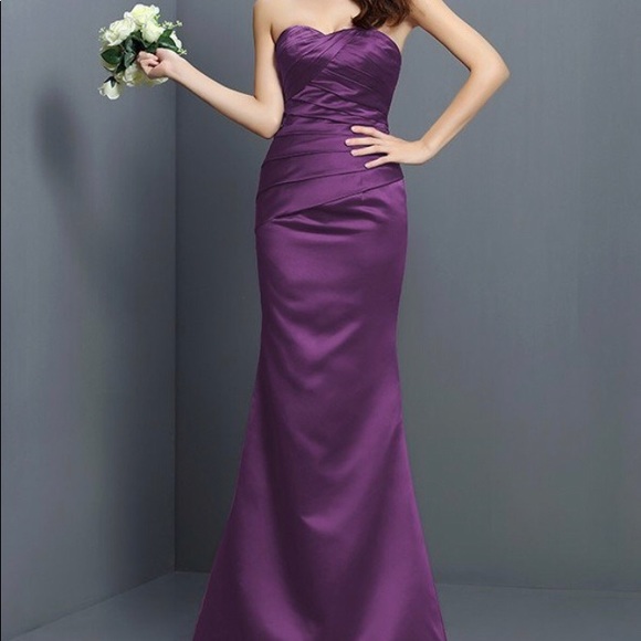 deep mauve bridesmaid dresses